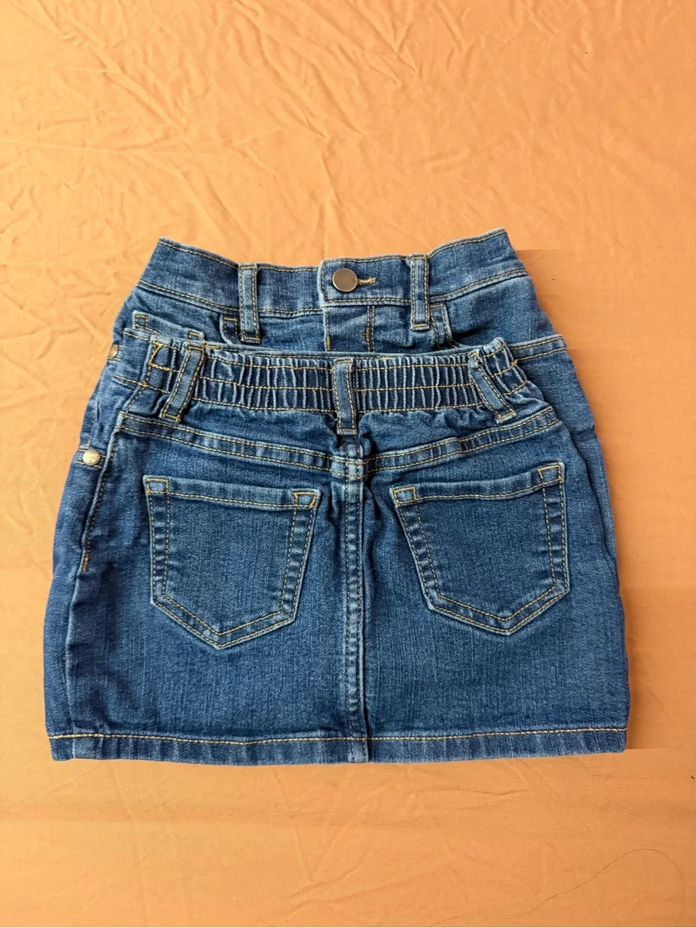 The Children's Place Blue Denim Mini Skirt Duo